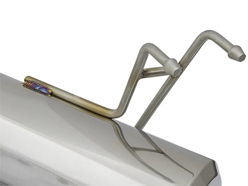 aFe POWER Takeda 16-17 Honda Civic I4-1.5L (t) 2.25-2.5in 304 SS CB Dual-Exit Exhaust Polish Tip - Image 9