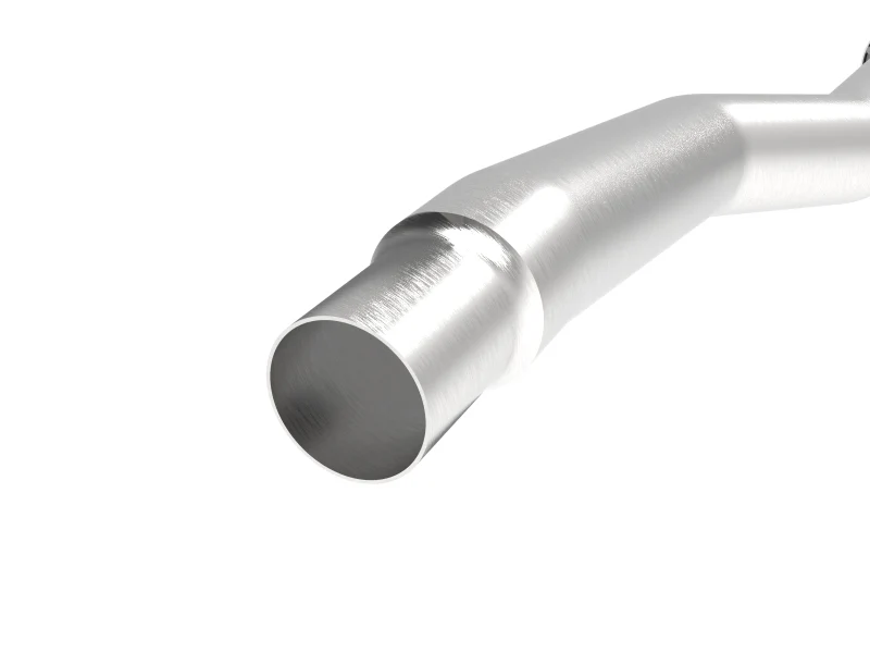 aFe Power Twisted Steel Down Pipe 3in 304 Stainless Steel w/ Cat 15-18 VW Golf R MKVII L4-2.0L (t) - Image 3
