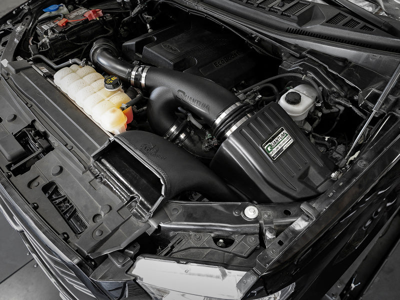 aFe Quantum Pro DRY S Cold Air Intake System 15-18 Ford F150 EcoBoost V6-3.5L/2.7L - Dry - Image 2