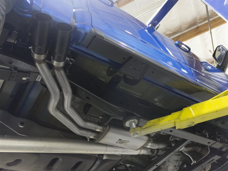 aFe Rebel Exhausts 3in SS Cat-Back 15-16 Ford F-150 EcoBoost V6 2.7/3.5L V8 5.0L w/ Black Tips - Image 3