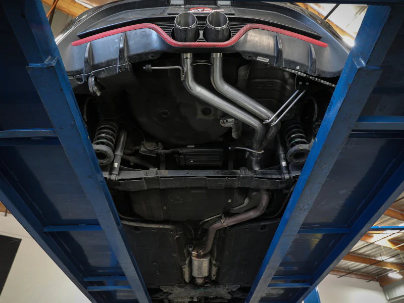 aFe Takeda 13-17 Hyundai Veloster L4-1.6L 2-1/2in 304 SS Axle-Back Exhaust w/ Carbon Fiber Tips - Image 2