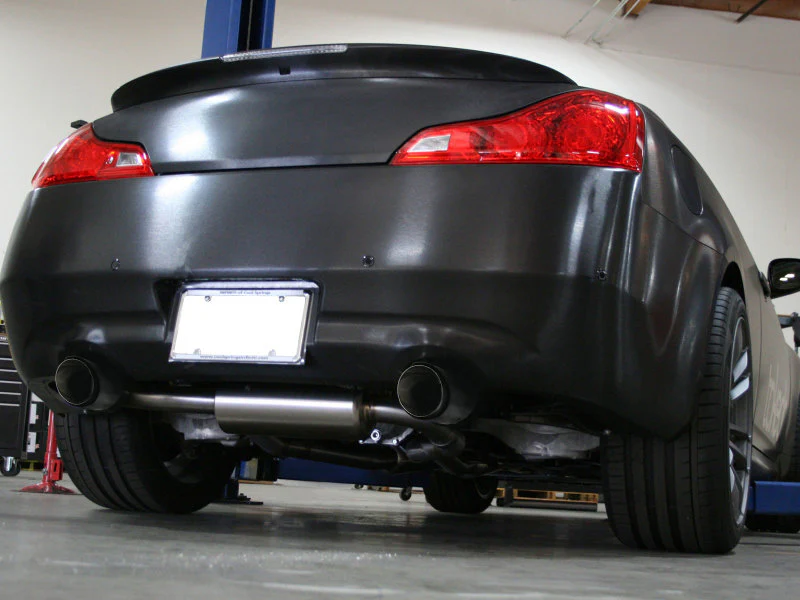 aFe Takeda 2-1/2in 304SS Cat-Back Exhaust Infiniti G37 08-13/Q60 14-15 V6-3.7 w/ Carbon Fiber Tips - Image 3