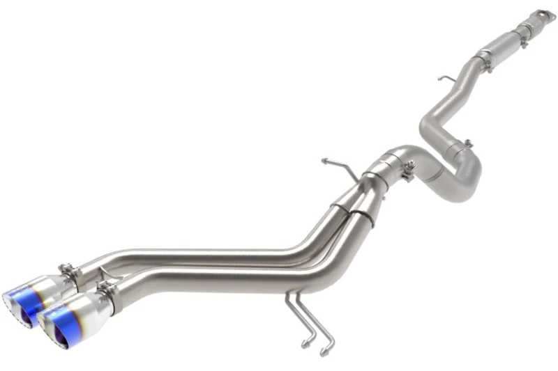 aFe Takeda 2-1/2in to 3in SS-304 Cat-Back Exhaust w/ Blue Flame Tips 13-17 Hyundai Veloster L4-1.6L - Image 6