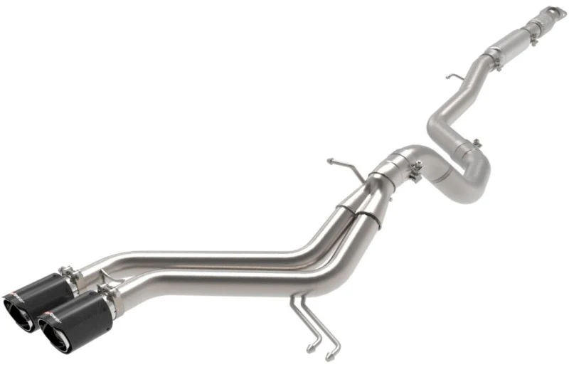 aFe Takeda 2-1/2in to 3in SS-304 Cat-Back Exhaust w/ C/F Tips 13-17 Hyundai Veloster L4-1.6L - Image 8