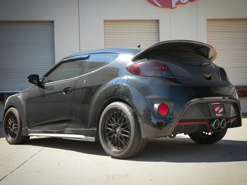 aFe Takeda 2-1/2in to 3in SS-304 Cat-Back Exhaust w/ Polished Tips 13-17 Hyundai Veloster L4-1.6L - Image 2