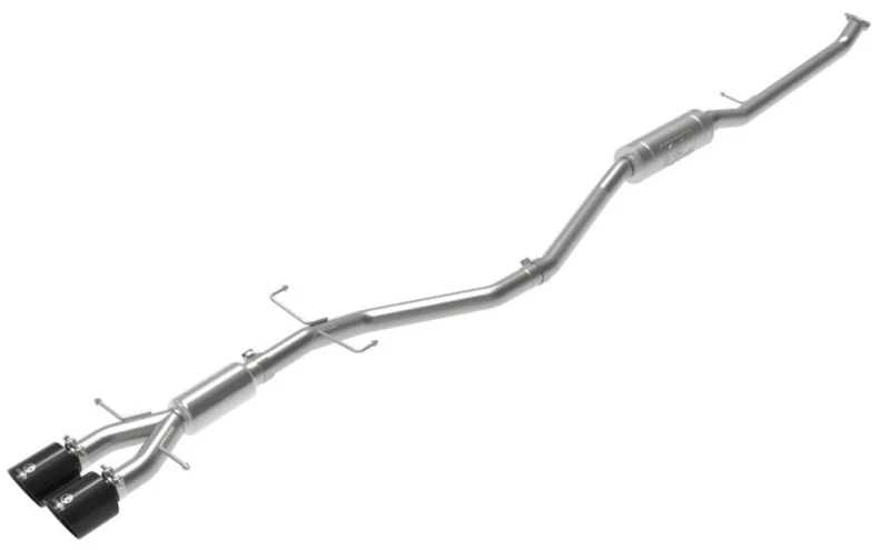 aFe Takeda 2.5in 304SS Cat-Back Exhaust System w/ Black Tips 17-20 Honda Civic Si Sedan I4 1.5L - Image 5