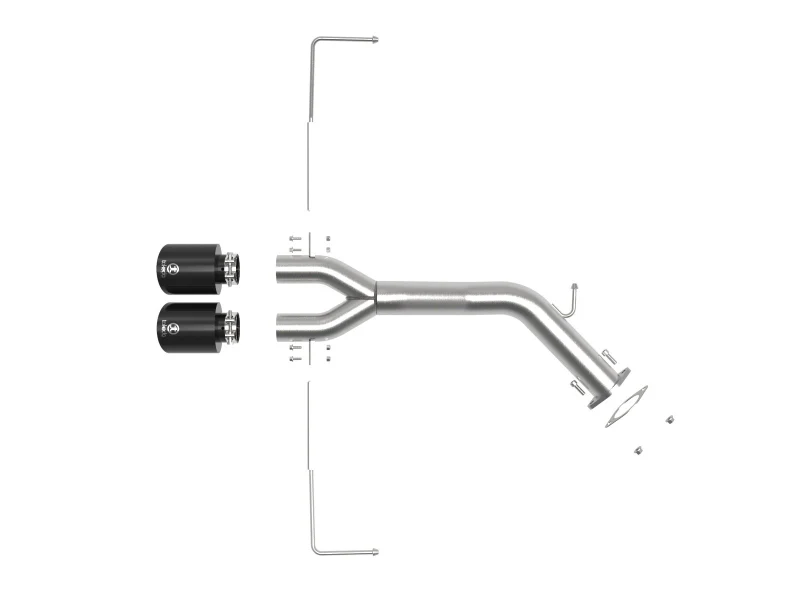 aFe Takeda 3in-2.5in 304 SS Axle-Back Exhaust w/ Black Tip 19-20 Hyundai Veloster I4-1.6L(t) - Image 7