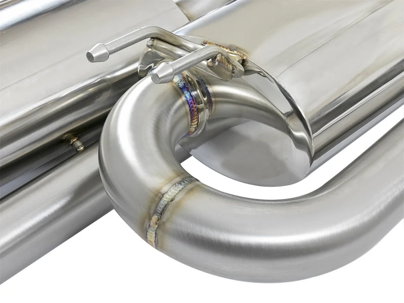 aFe Takeda 3in 304 SS Cat-Back Exhaust System w/ Blue Tips 2017 Honda Civic Si I4 1.5L (t) - Image 8