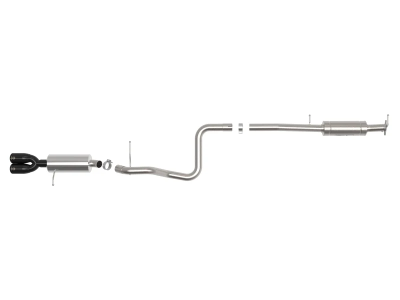 aFe Takeda Series 2 1/2in 304 SS Cat-Back 14-19 Ford Fiesta L4-1.6L (t) w/Black Tip - Image 6
