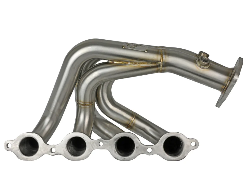 aFe Twisted 304SS Header 2020 Chevy Corvette (C8) 6.2L V8 - Brushed - Image 6