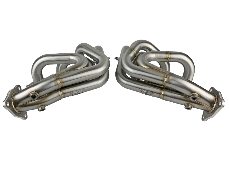 aFe Twisted 304SS Header 2020 Chevy Corvette (C8) 6.2L V8 - Brushed - Image 9
