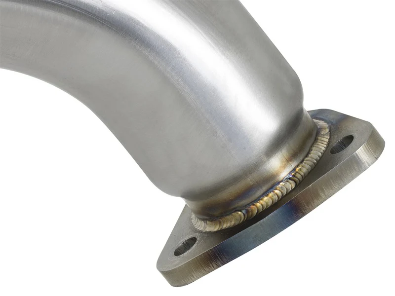 aFe Twisted Steel 3in Rear Down-Pipe/Mid Pipe 2017+ Honda Civic Type R I4 2.0L (t) - Image 10