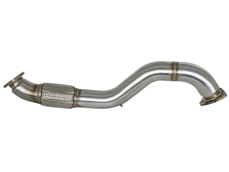 aFe Twisted Steel 3in Rear Down-Pipe/Mid Pipe 2017+ Honda Civic Type R I4 2.0L (t) - Image 3