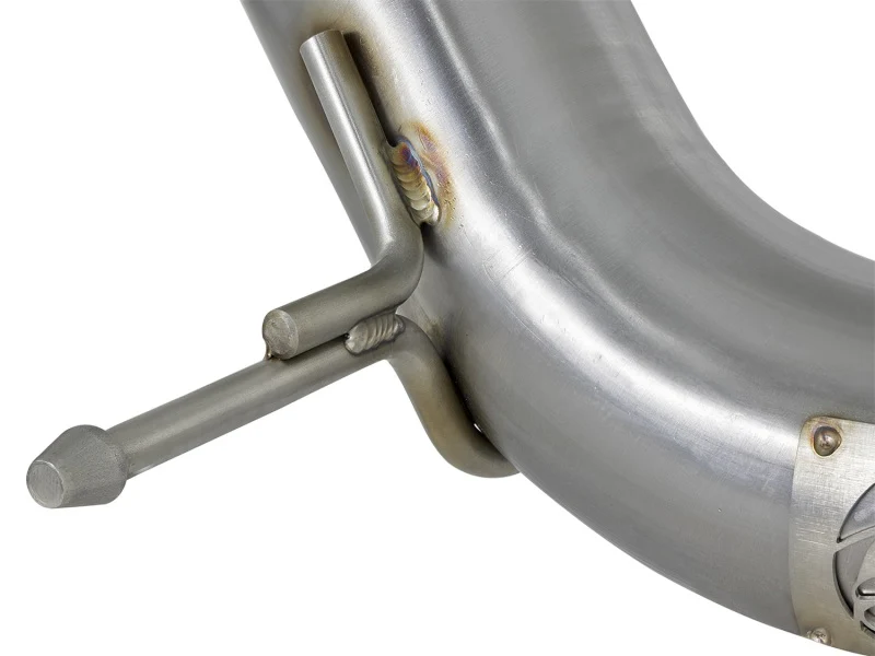 aFe Twisted Steel 3in Rear Down-Pipe/Mid Pipe 2017+ Honda Civic Type R I4 2.0L (t) - Image 6