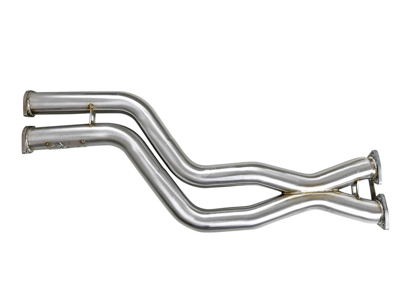 aFe Twisted Steel HDR X-Pipe SS-304 01-06 BMW M3 3.2L S54 - Image 7
