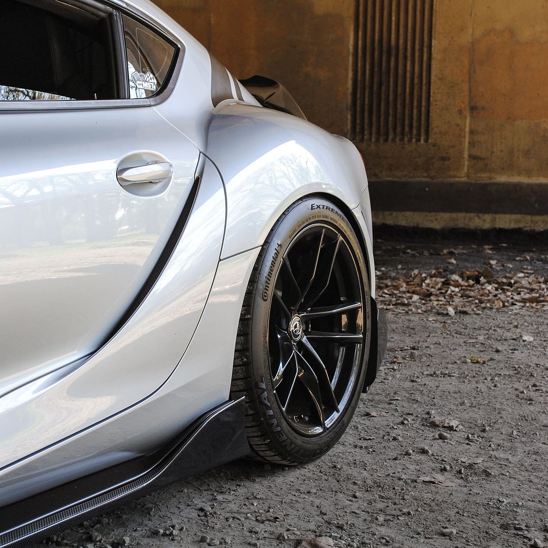 AG Style Carbon Fiber Side Skirts - Toyota Supra MKV A90/A91 | Palenon Performance - Image 4