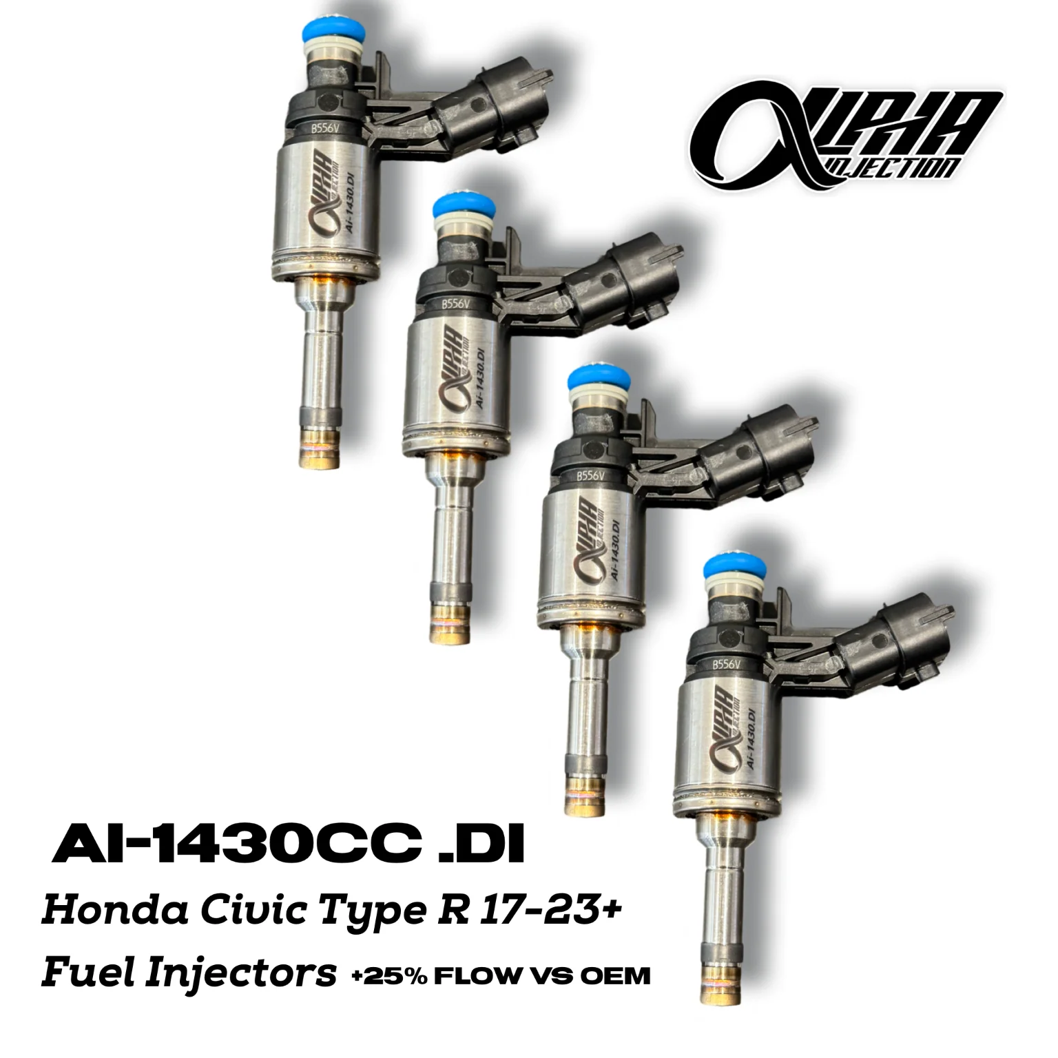 Alpha Injection Clinic AI-1430cc Honda/Acura 17+ FK8 Fuel Injectors