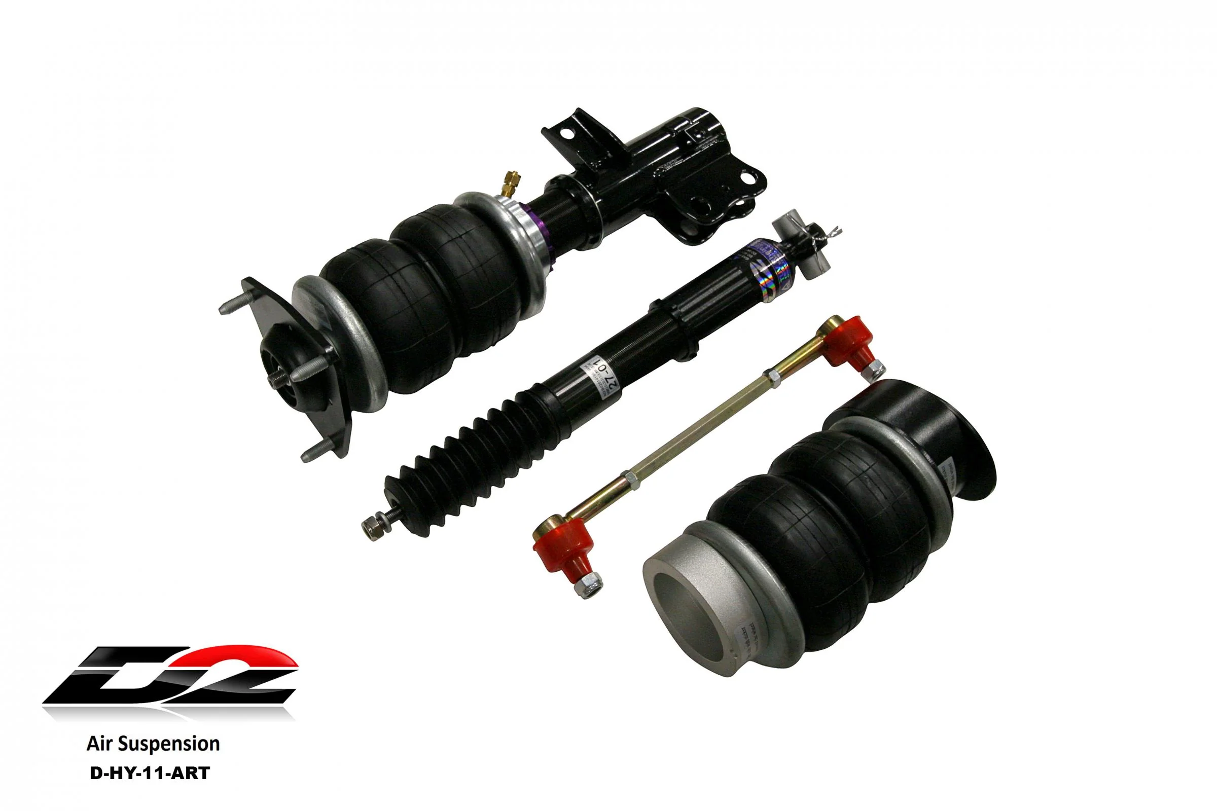 D2 Racing Air Struts w/ VERA Basic Management 08+ Hyundai Genesis Coupe - Image 2