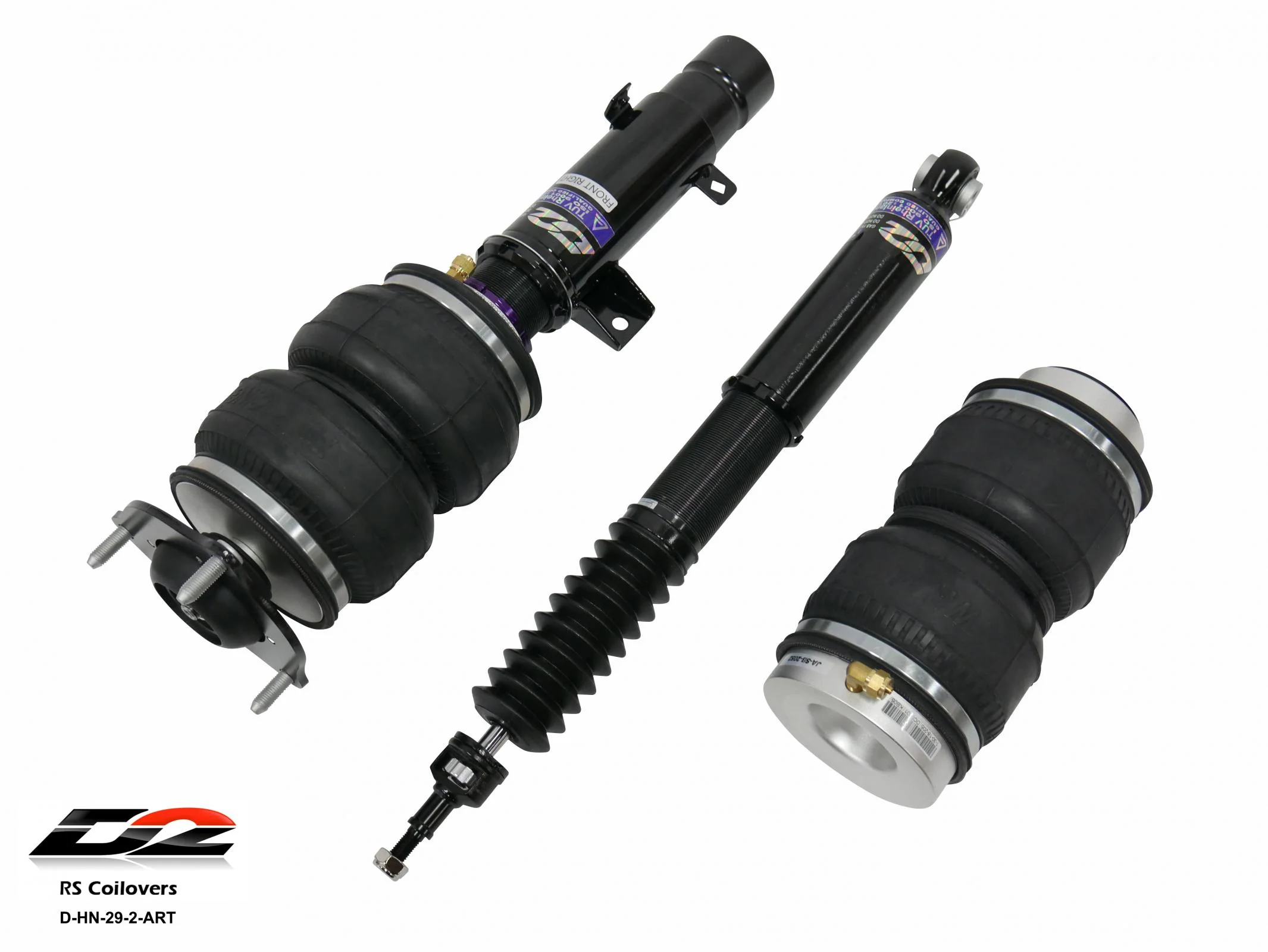 D2 Racing Air Struts w/ VERA Evo Bluetooth Management 17+ Honda CRV FWD - Image 2