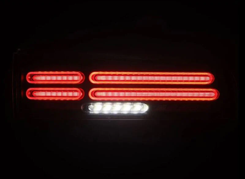 AlphaRex 23-25 Nissan Z Nova-Series Twin-Loop Style Prismatic LED Tail Lights - Alpha Black - Image 8