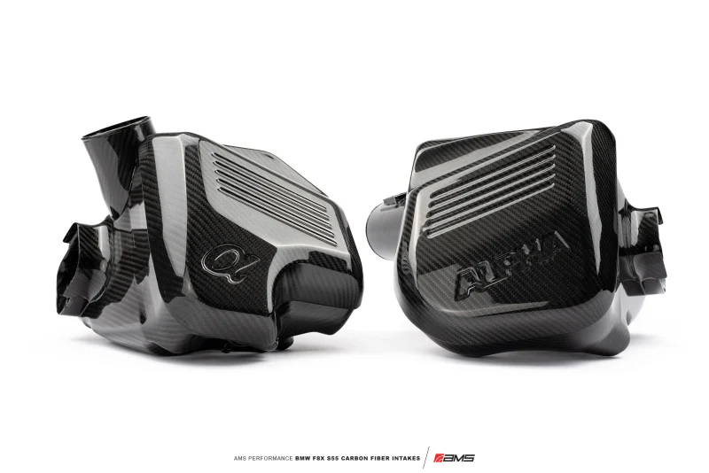 AMS Performance 15-18 BMW M3 / 15-20 BMW M4 w/ S55 3.0L Turbo Engine Carbon Fiber Intake - Image 13