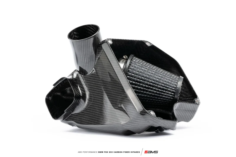 AMS Performance 15-18 BMW M3 / 15-20 BMW M4 w/ S55 3.0L Turbo Engine Carbon Fiber Intake - Image 3