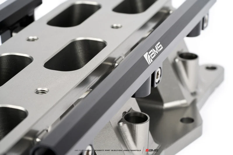 AMS Performance Infiniti Q50/Q60 Port Injection Lower Manifold - Gunmetal - Image 7