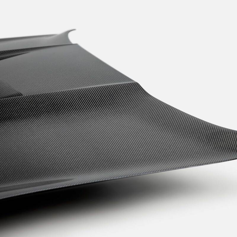 Anderson Composites 15-20 Ford Mustang Shelby GT350/GT350R Type GT5 Double Sided Carbon Fiber Hood - Image 5