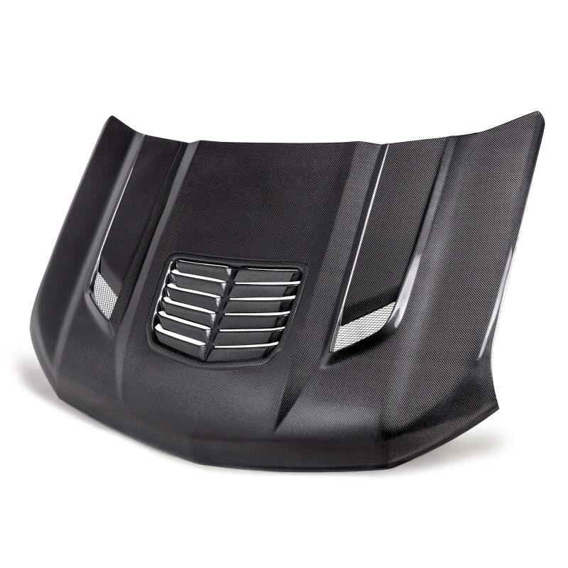Anderson Composites 20-24 Chevy Silverado Type-T2 Carbon Fiber Hood - Image 3