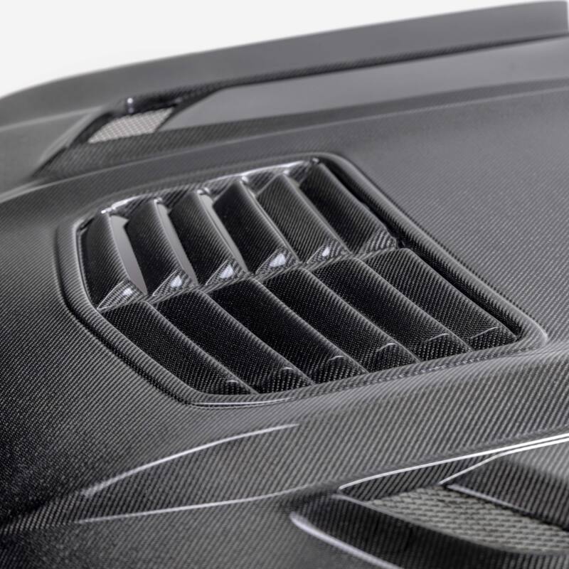 Anderson Composites 20-24 Chevy Silverado Type-T2 Carbon Fiber Hood - Image 4
