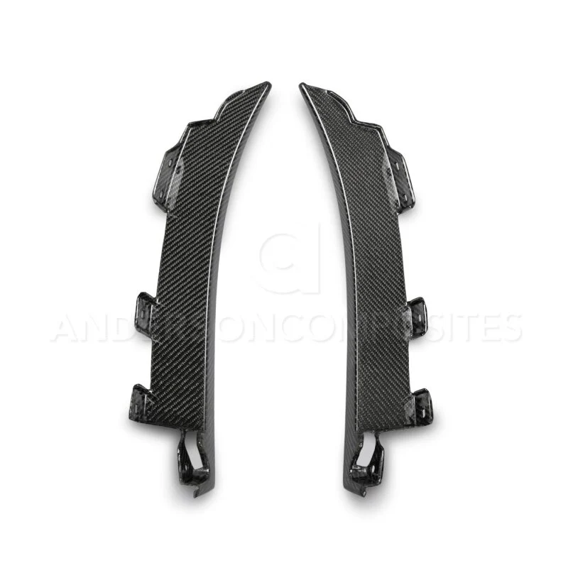 Anderson Composites 2020 Ford Mustang/Shelby GT500 Carbon Fiber Rear Mud Guards - Image 4