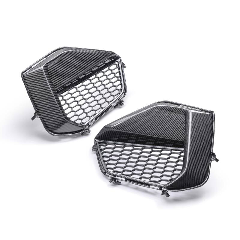 Anderson Composites 2024 Ford Mustang GT Carbon Fiber Front Bumper Inserts - Image 5