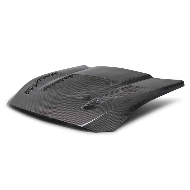 Anderson Composites 2024 Ford Mustang Type-GT4 Double-Sided Carbon Fiber Hood - Image 2