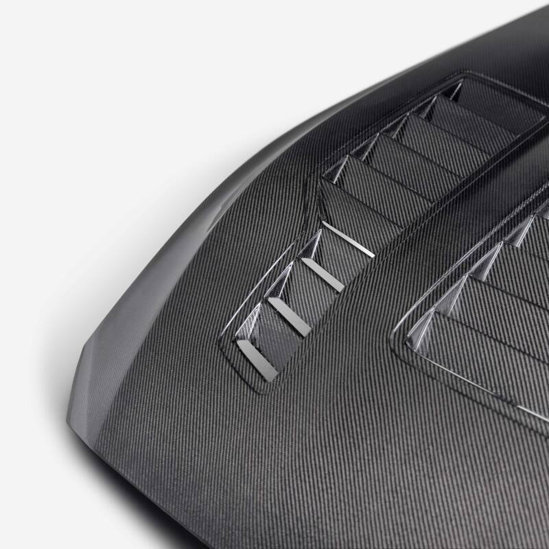 Anderson Composites 2024 Ford Mustang Type-GT4 Double-Sided Carbon Fiber Hood - Image 5