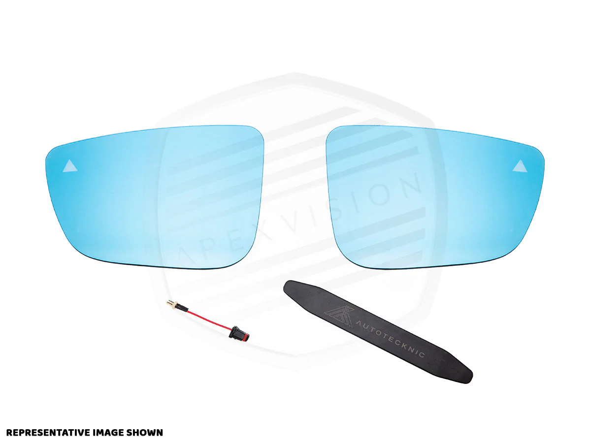 ApexVision Blue Tinted Side View Mirror Glass Set - E9X M3 - Image 7