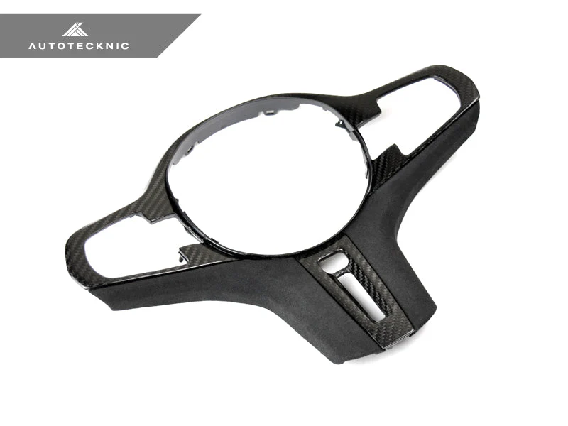 AutoTecknic Carbon Alcantara Steering Wheel Trim - G11/ G12 7-Series - Image 3
