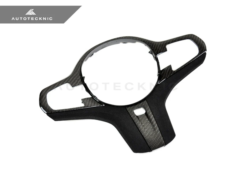 AutoTecknic Carbon Alcantara Steering Wheel Trim - G11/ G12 7-Series - Image 6