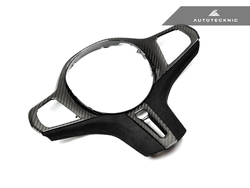 AutoTecknic Carbon Alcantara Steering Wheel Trim - G20 3-Series - Image 2