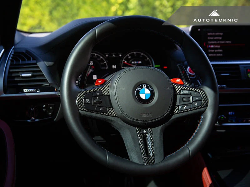 AutoTecknic Carbon Alcantara Steering Wheel Trim - G42 2-Series - Image 4