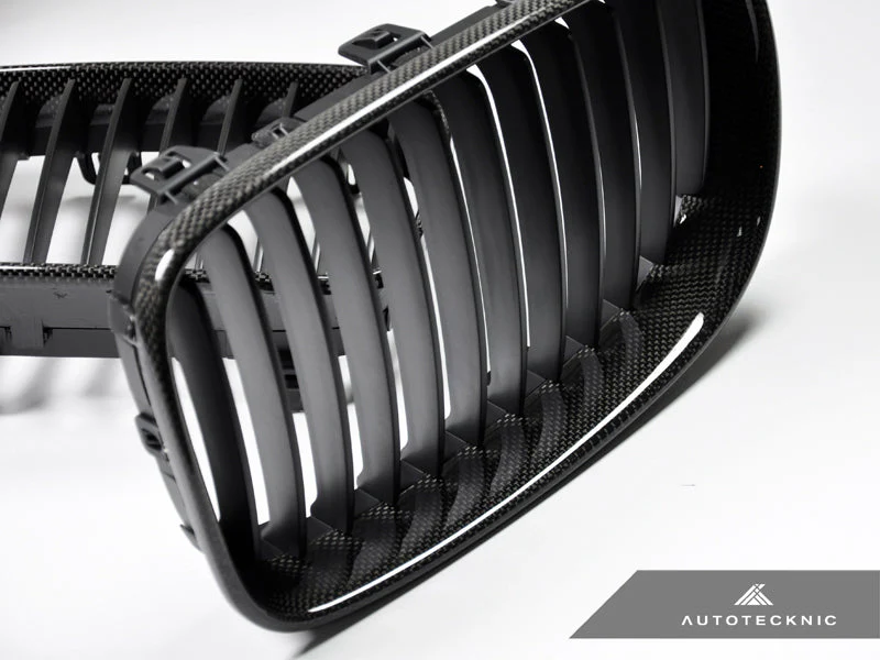 AutoTecknic Carbon Fiber Front Grille Set - E82/ E88 1-Series & 1M - Image 3