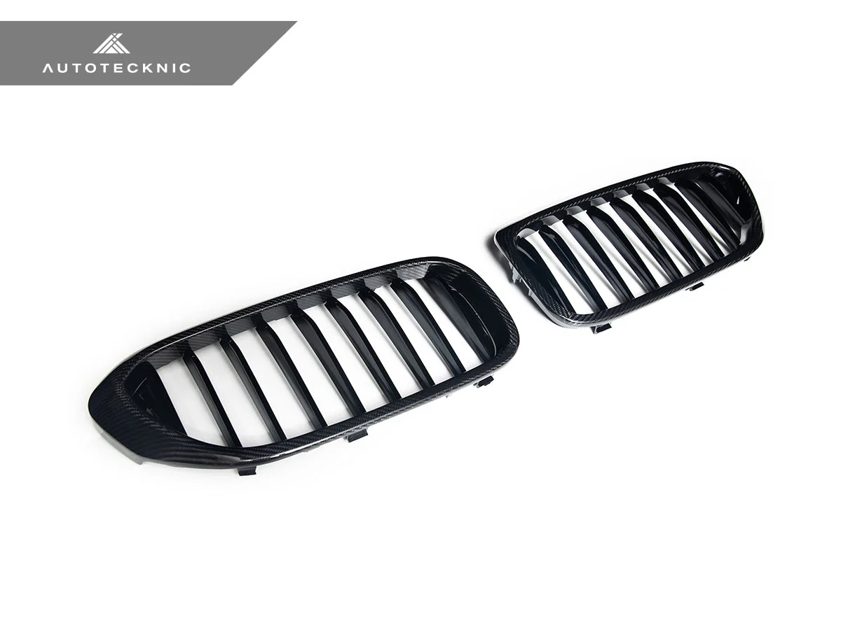 AutoTecknic Carbon Fiber Front Grille Set - G30 5-Series Pre-LCI - Image 11