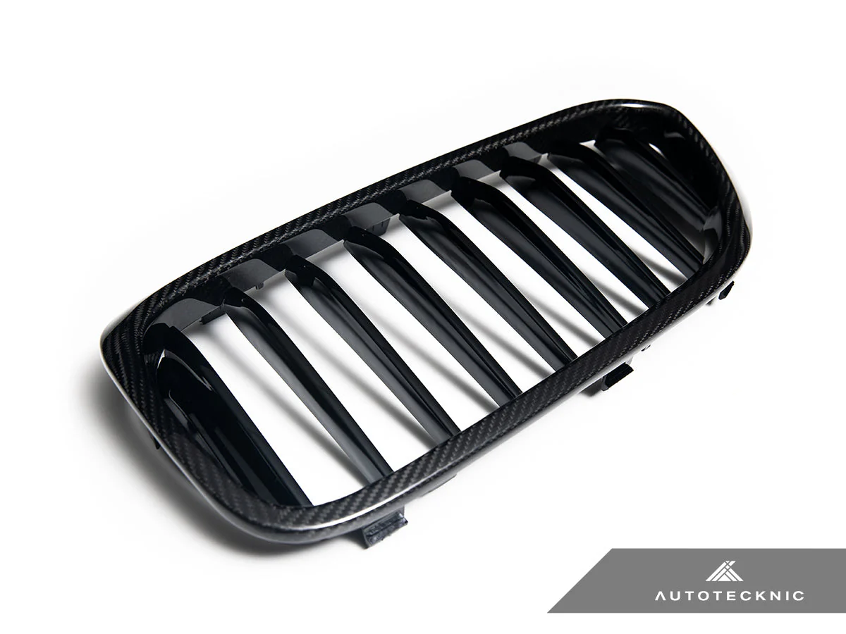 AutoTecknic Carbon Fiber Front Grille Set - G30 5-Series Pre-LCI - Image 7
