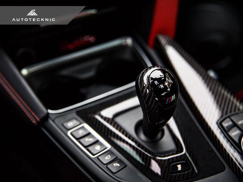 AutoTecknic Carbon Fiber Gear Selector Cover - F80 M3 | F82/ F83 M4 - Image 3