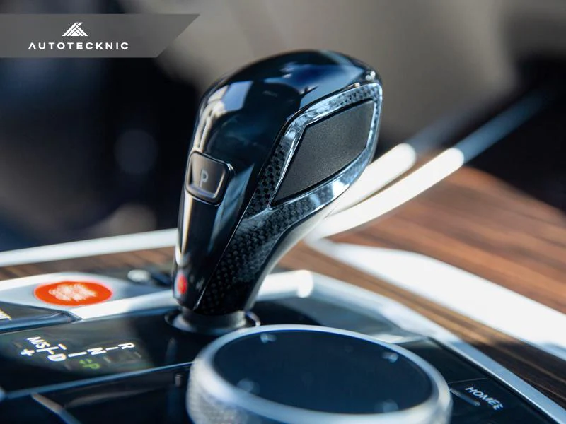 AutoTecknic Carbon Fiber Gear Selector Side Trims - G42 2-Series Coupe - Image 5