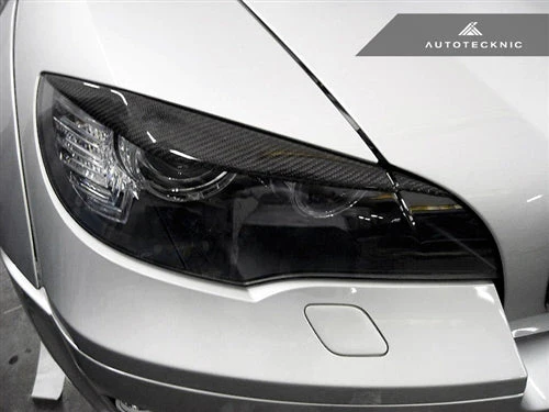 AutoTecknic Carbon Fiber Headlight Trim Set - E70 X5 / X5M | E71 X6 / X6M - Image 2