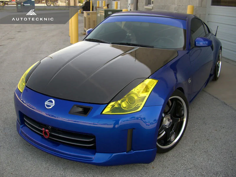 AutoTecknic Carbon Fiber Headlight Trim Set - Nissan 350Z - Image 2