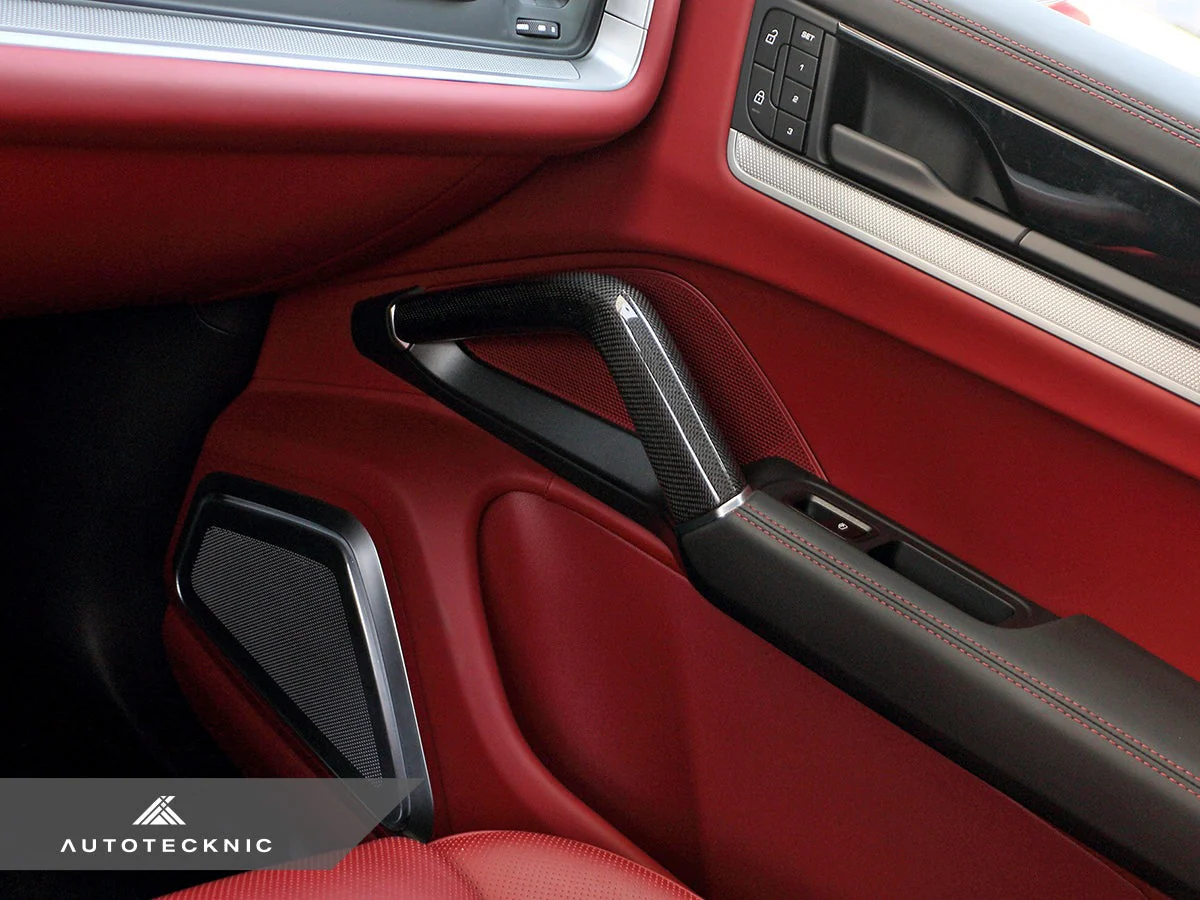 AutoTecknic Carbon Fiber Interior Handle Set - Porsche 9Y0 Cayenne 2019-2025 - Image 4