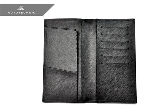 AutoTecknic Carbon Fiber Leather Checkbook Holder - Image 2