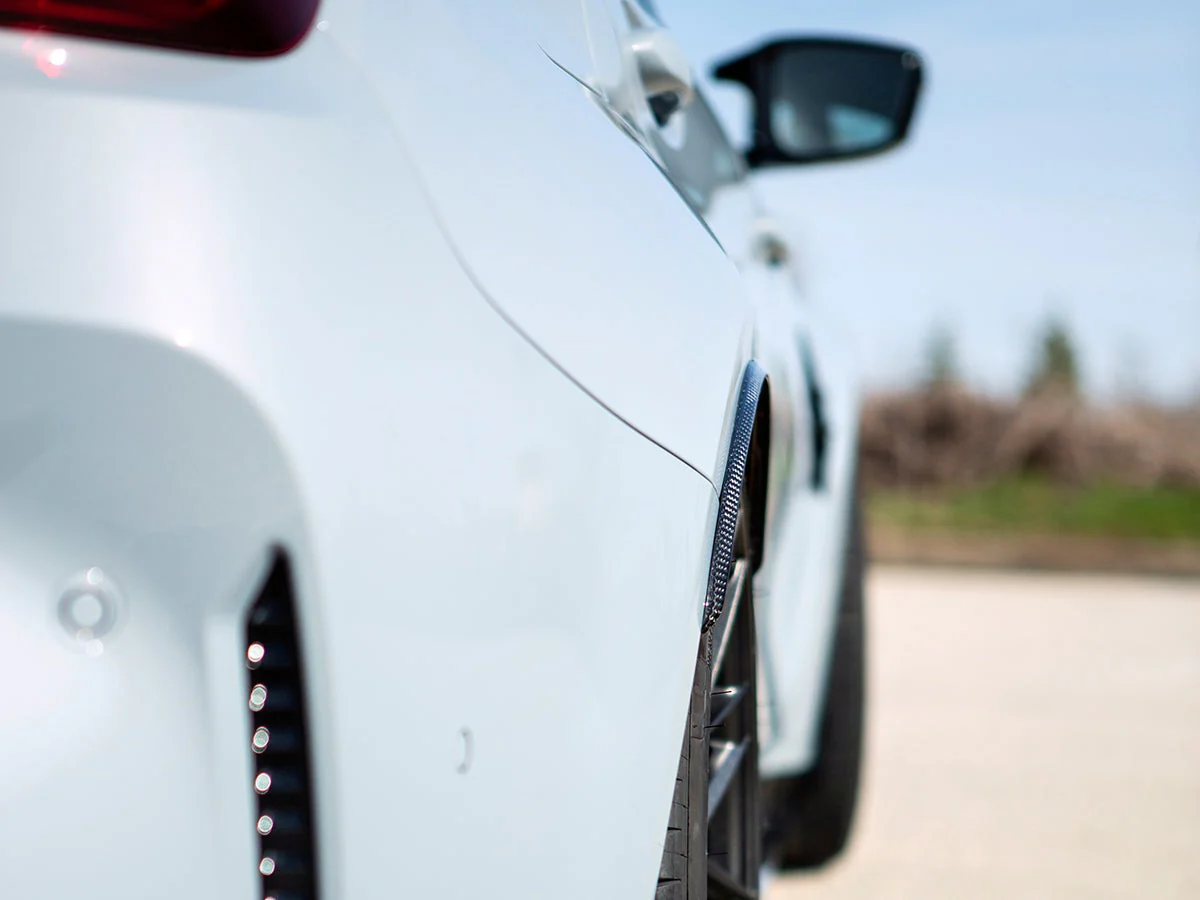AutoTecknic Carbon Fiber Rear Wheel Arch Extension Set - G80 M3 - Image 9