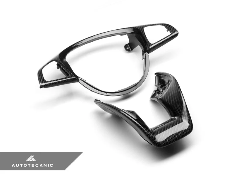 AutoTecknic Carbon Fiber Steering Wheel Trim - Mercedes-Benz Various AMG Vehicles - Image 4